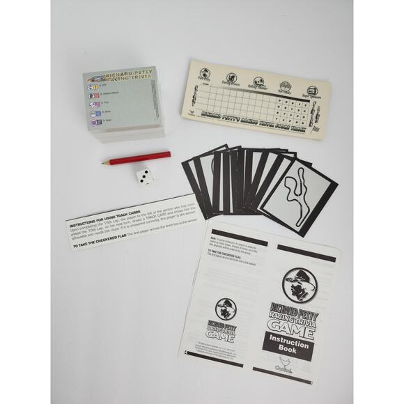 Richard Petty Racing Trivia Game 1,000 Questions #43 NASCAR Stock Car - Picture 4 of 13